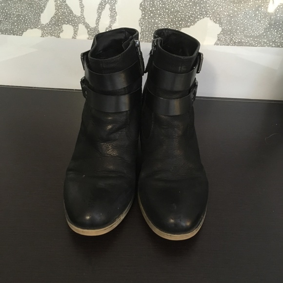 Franco Sarto black buckle booties - Picture 2 of 5